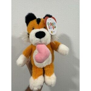 NEW Target Gigglescape 6" Tiger with Heart Plush Toy Valentine's Day